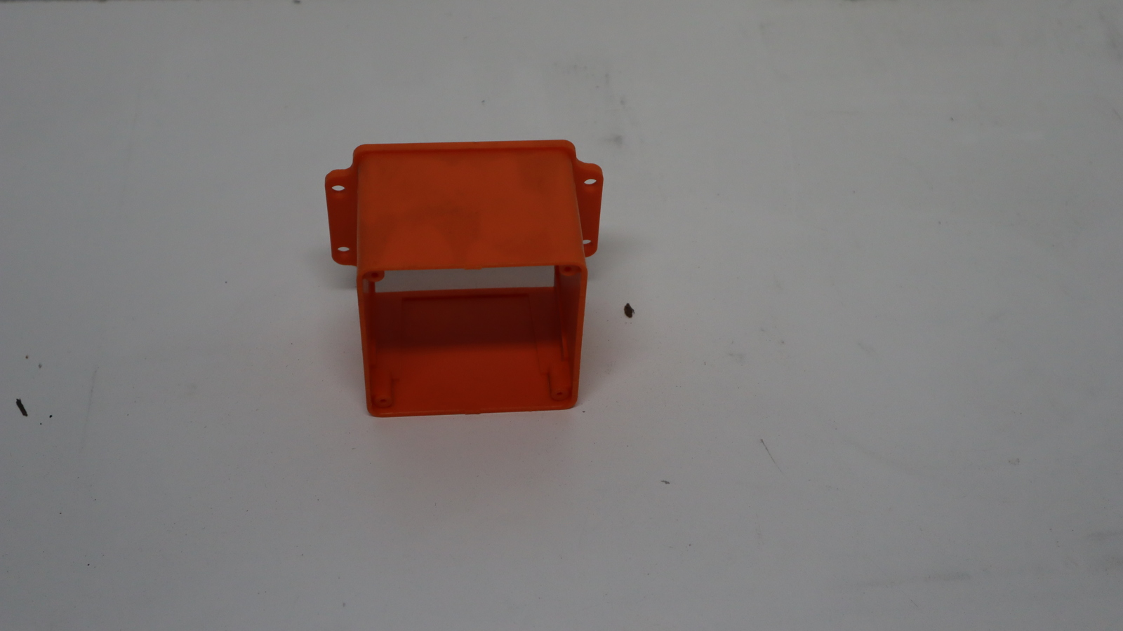 ELECT BOX, INJ MOLD PLASTIC,HIPS ORANGE